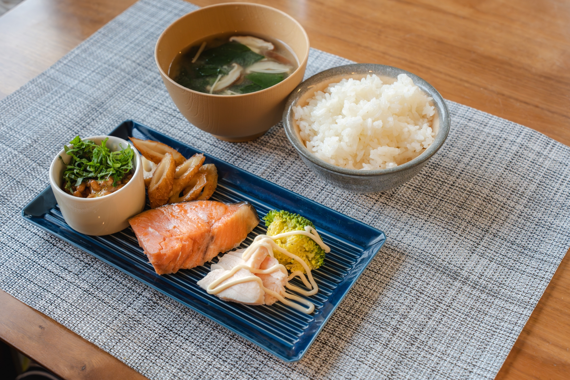 朝食の一例の画像